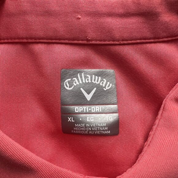 Lot of 2 Callaway Opti Dri Polo Shirt Men's XL Golf Performance Casual - Picture 3 of 14